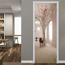 Load image into Gallery viewer, 3D Door Sticker Wood Adhesive Waterproof Wallpaper for Doors Living Room Bedroom Poster DIY Mural Decals Home Decor deursticker