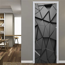 Load image into Gallery viewer, 3D Door Sticker Wood Adhesive Waterproof Wallpaper for Doors Living Room Bedroom Poster DIY Mural Decals Home Decor deursticker