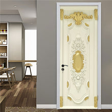Load image into Gallery viewer, Retro Wooden Door Stickers PVC Waterproof Wallpaper For Doors Living Room Bedroom Home Decor Mural DIY Renovation Decal 90x200cm