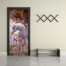 Load image into Gallery viewer, 3D Beautiful Landscape Door Sticker For Living Room Bedroom DIY PVC Self Adhesive Wallpaper Waterproof Mural Decals deursticker