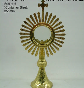 High quality Ostensorium Holy reliquary Catholic Supplies Church Sacrament Exquisite Elegance Monstrance Holy Box Jesus Lord's
