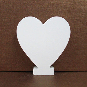 1pc 10CMX10CM White Wooden Letter English Alphabet DIY Personalised Name Design Art Craft Free Standing Heart Wedding Home Decor