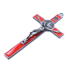 Load image into Gallery viewer, Church Relics Jesus on the Stand Cross Wall Crucifix Antique Home Chapel Decor  M0XD
